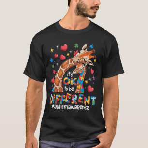 Het Is Ok Om Anders Te Zijn Autisme Bewustzijn Sch T-shirt