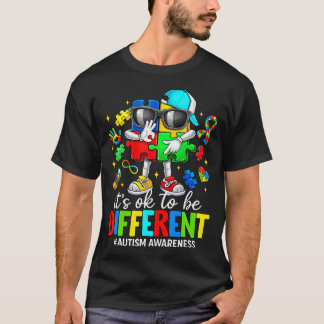 Het Is Ok Om Anders Zes Zeven 6 7 Autisme T-shirt