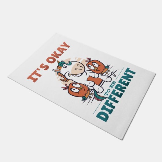 Het is OK om een andere uitnodiging te zijn Deurmat (Schuin)