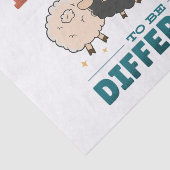 Het is OK om een andere uitnodiging te zijn Tissuepapier (Detail)