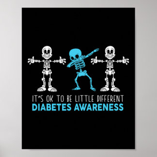 Het is OK om een beetje verschillende T1D type 1 d Poster