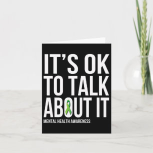 Het is OK om te praten over IT Mental Health Aware Kaart