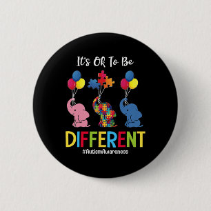 Het is OK om verschillende Kinder jongens met auti Ronde Button 5,7 Cm