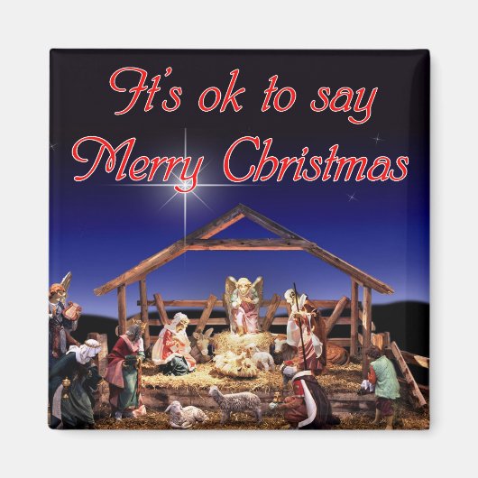 Het is OK Square Magnet Magneet (Voorkant)