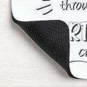 Het is oké dat ik door mijn kwart levenscrisis ga muismat (Hoek)