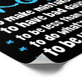 Het is oké Geestelijke Gezondheid Bewustzijn Zelfm Poster (Hoek)