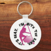 Het is oké, ik ben met de band sleutelhanger (Voorkant)