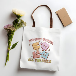 Het is oké om alle gevoelens van Canvas tas te voe