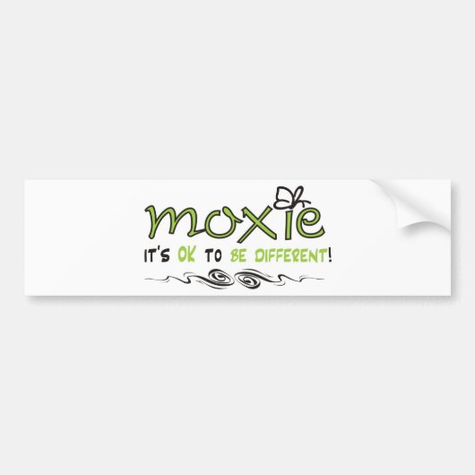 Het is oké om anders te zijn. bumpersticker (Voorkant)