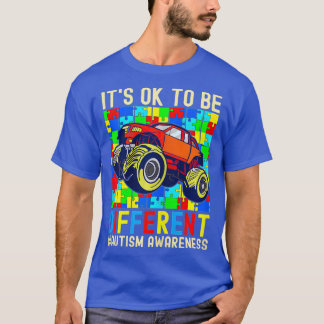 Het is oké om een ander Autism Bewustmager T te zi T-shirt