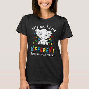 Het is oké om een ander Autisme-bewustzijn te zijn T-shirt