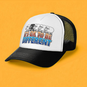 Het is oké om een ander BLACK SHEEP te zijn Trucker Pet