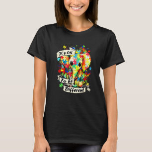 Het is oké om een andere autisme moeder te zijn vo t-shirt