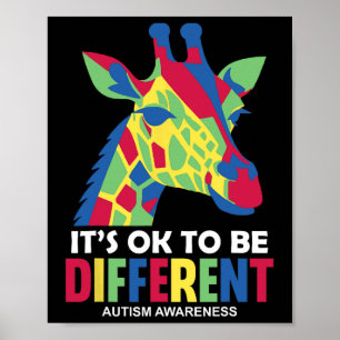 Het is oké om een andere autistische autist te zij poster
