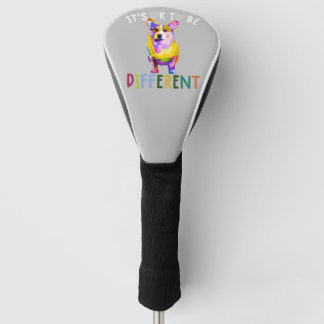 Het is oké om een andere Corgi te zijn Golfheadcover