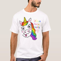 Het Is Oké Om Een Mooie Grappige Sloom Regenboog E