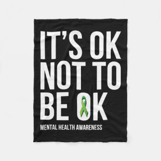 Het is oké om geen goede geestelijke gezondheid te fleece deken