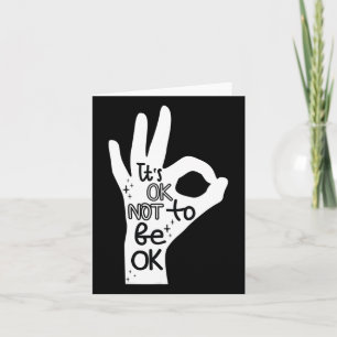 Het is oké om geen goede hand te hebben aan zelfmo kaart