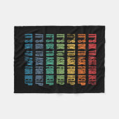 Het is oké om hulp te vragen 1 fleece deken (Voorkant (Horizontaal))