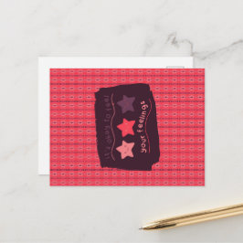 Het is oké om je gevoelens verticaal te voelen briefkaart