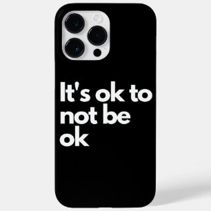 Het is oké om niet in orde te zijn. Case-Mate iPhone 14 pro max hoesje
