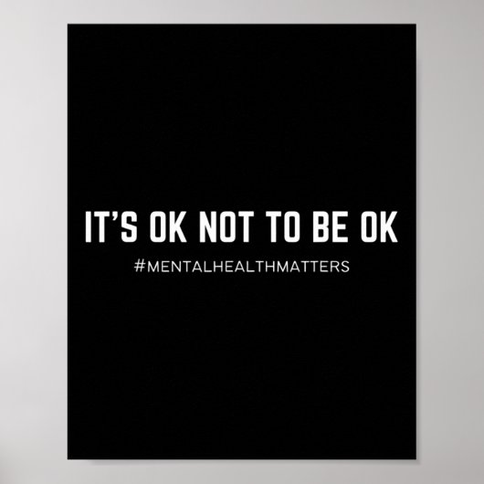 Het is oké om niet in orde te zijn poster (Voorkant)