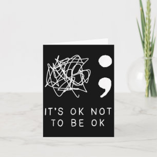 Het is oké om niet oké te zijn Preventie van zelfm Kaart