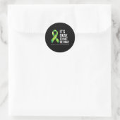 Het Is Oké Om Niet Oké Te Zijn Steun Mentale Gezon Ronde Sticker (Tas)