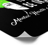 Het is oké om niet zo goed te zijn als vlindermond poster (Hoek)