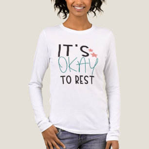 Het Is Oké Om Te Rusten – Citaat over Geestelijke Tri-Blend Shirt