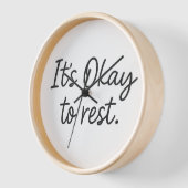 Het is oké om te rusten - minimalistisch (Hoek)