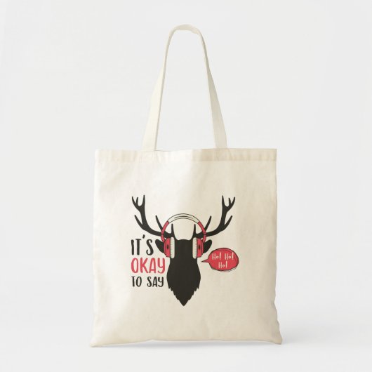 Het is oké om te zeggen hoe tote bag (Voorkant)