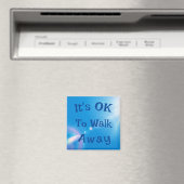 Het is oké om weg te lopen Magnet Magneet (Insitu (Vaatwasser))