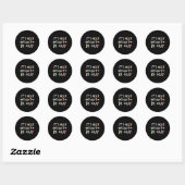 Het is oké ronde sticker (Vel)