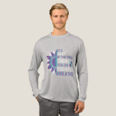 'Het is oké' Zelfmoordpreventie Bewustzijn Tri-Blend Shirt (Voorkant)