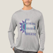 'Het is oké' Zelfmoordpreventie Bewustzijn Tri-Blend Shirt (Voorkant volledig)