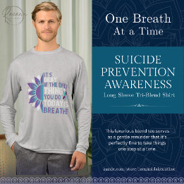 'Het is Oké' Zelfmoordpreventie bewustzijn Tri-Blend Shirt