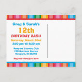 Het is onze verjaardagsbrieven Briefkaart uitnodig (Achterkant)