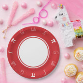 Het is opgeteld in Cherry Paper Bord (Feest)