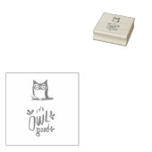 Het is Owl Good Rubberstempel (Gestempeld)
