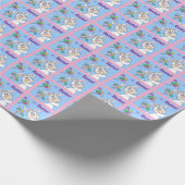 Het is paastijd Bunny Cadeaupapier (Hoek)