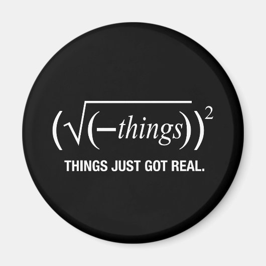 het is pas echt geworden magneet (Voorkant)