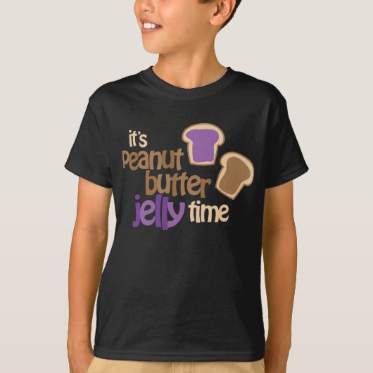 Het is Peanut Butter Jelly Time T-shirt (Voorkant)