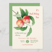 Het is perzikpluktijd kaart (Voorkant / Achterkant)