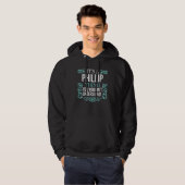Het is Phillip Ding dat je grappige M niet zou beg Hoodie (Voorkant volledig)