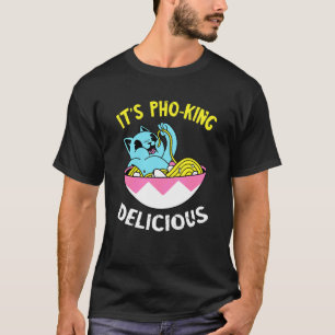 Het is Pho King Cat Pho Noodle Vietnamees eten T-shirt