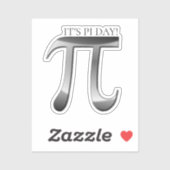 Het is Pi Day! Sticker (Vel)