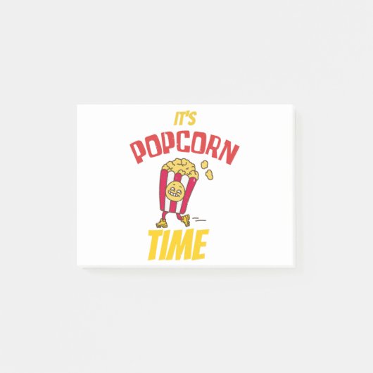 Het is Popcorn Time Funny Post-it® Notes (Voorkant)