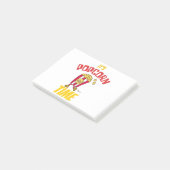 Het is Popcorn Time Funny Post-it® Notes (Schuin)