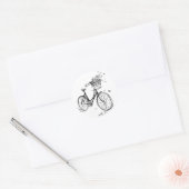 Het is prachtig buiten ronde sticker (Envelop)